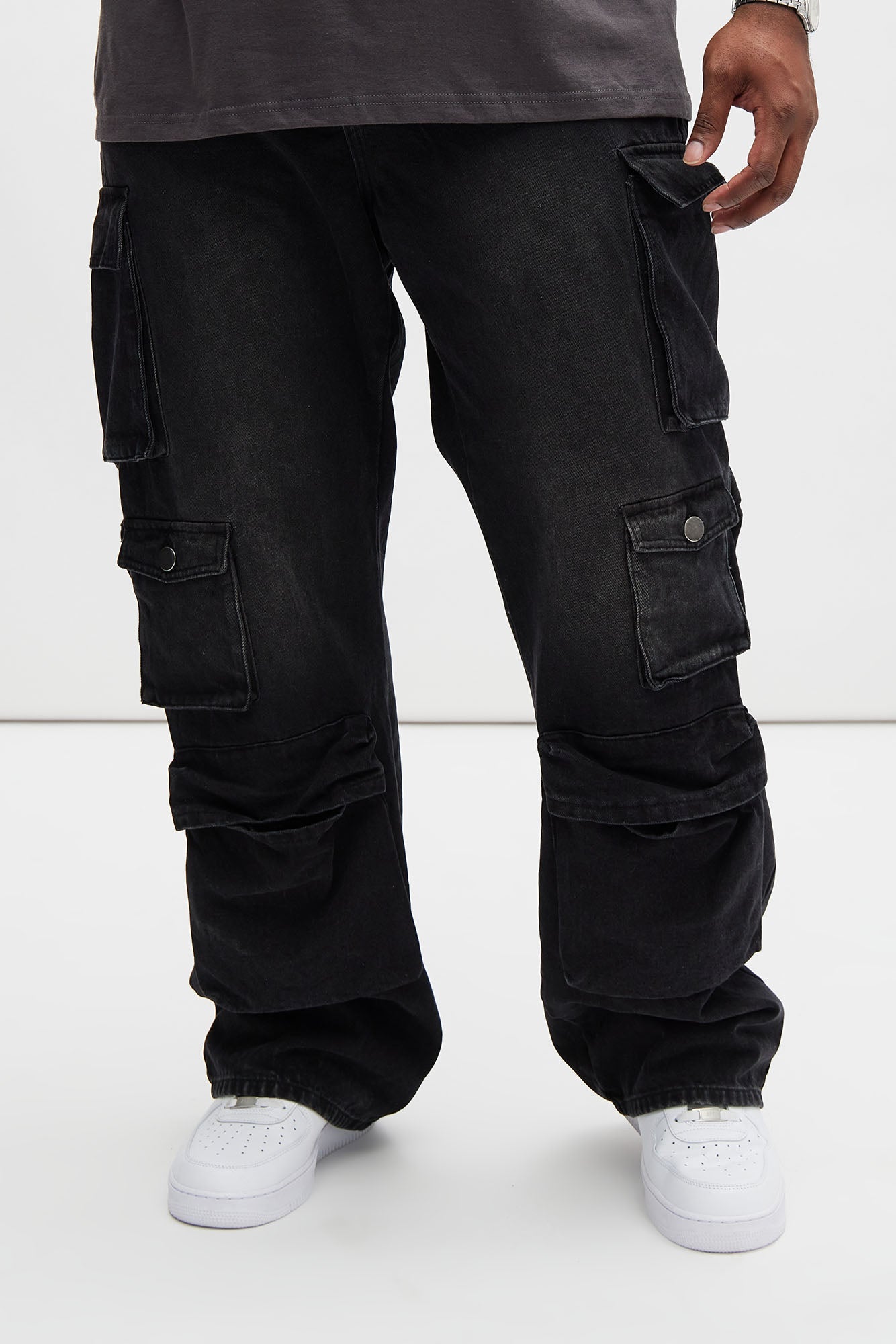 Stay Looking Rigid Straight Carpenter Jeans - Black