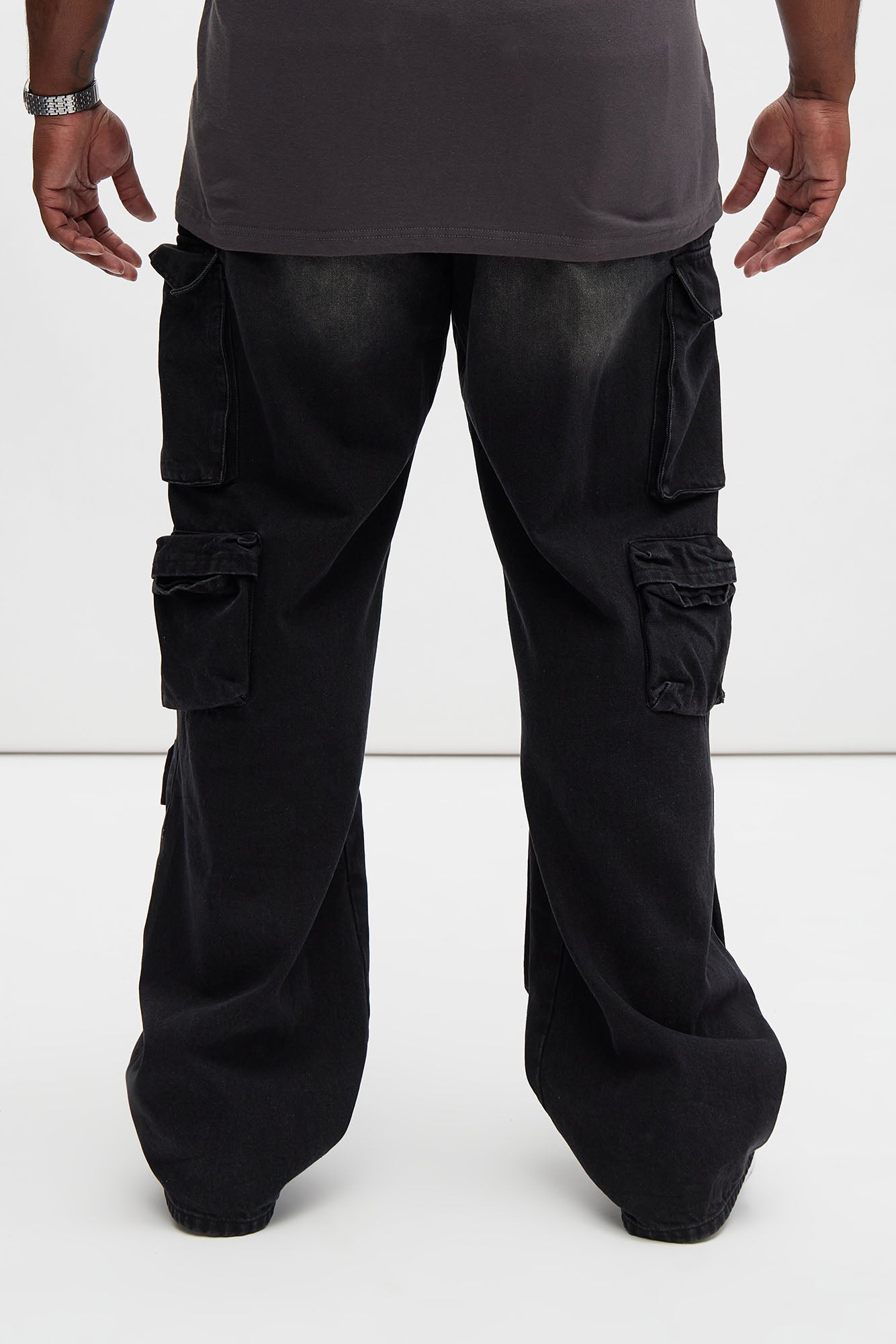 Stay Looking Rigid Straight Carpenter Jeans - Black