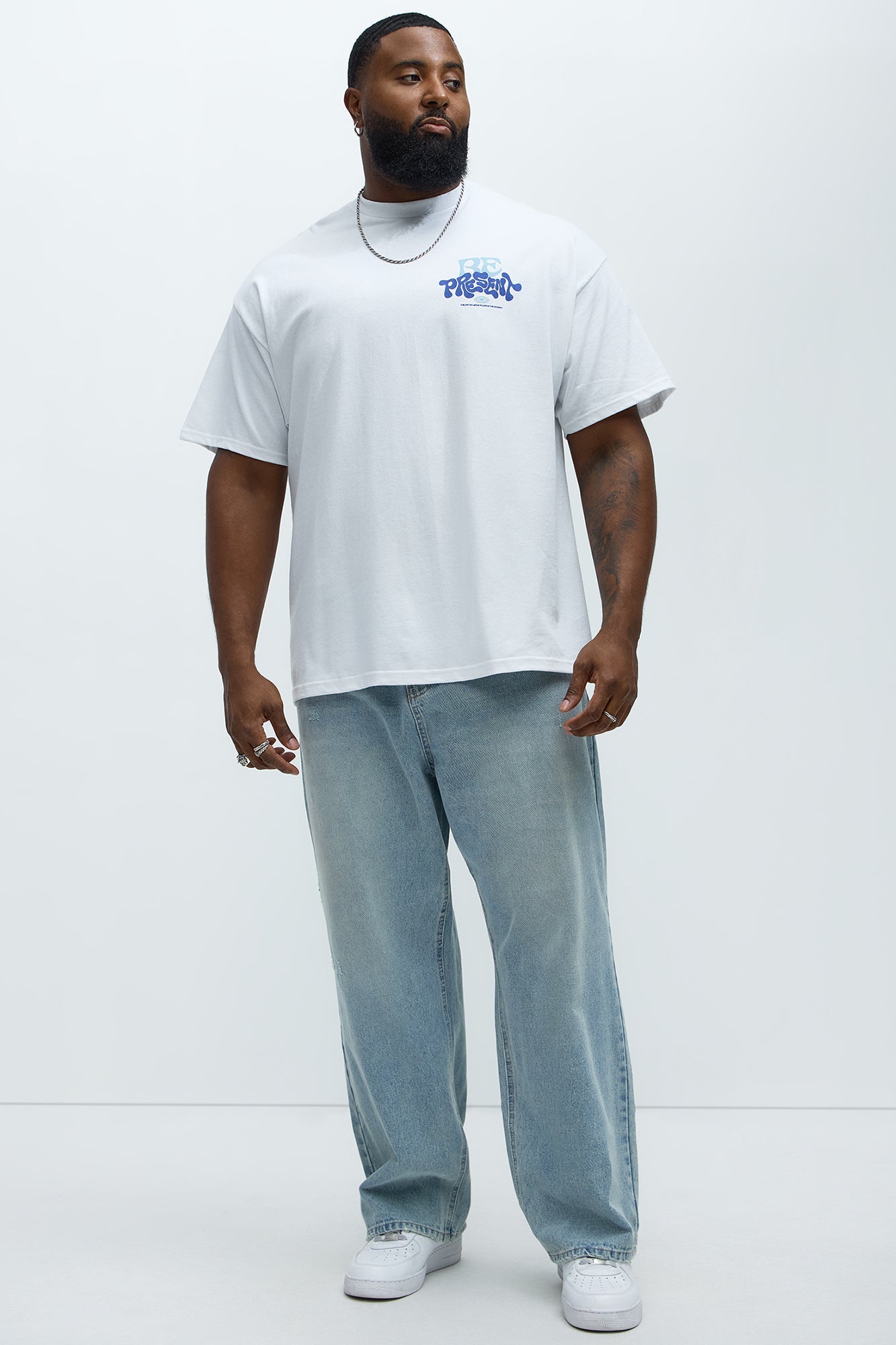 Past Present Future Short Sleeve Tee - White