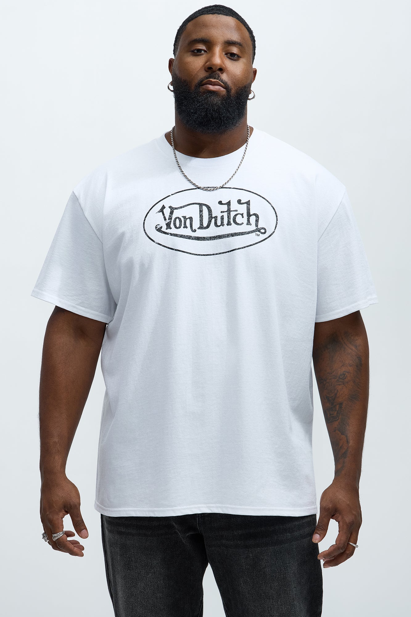 Von Dutch Vintage Logo Short Sleeve Tee - White