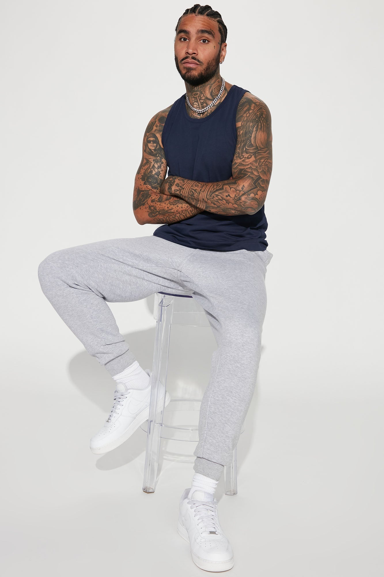 Essential Tank Top - Navy