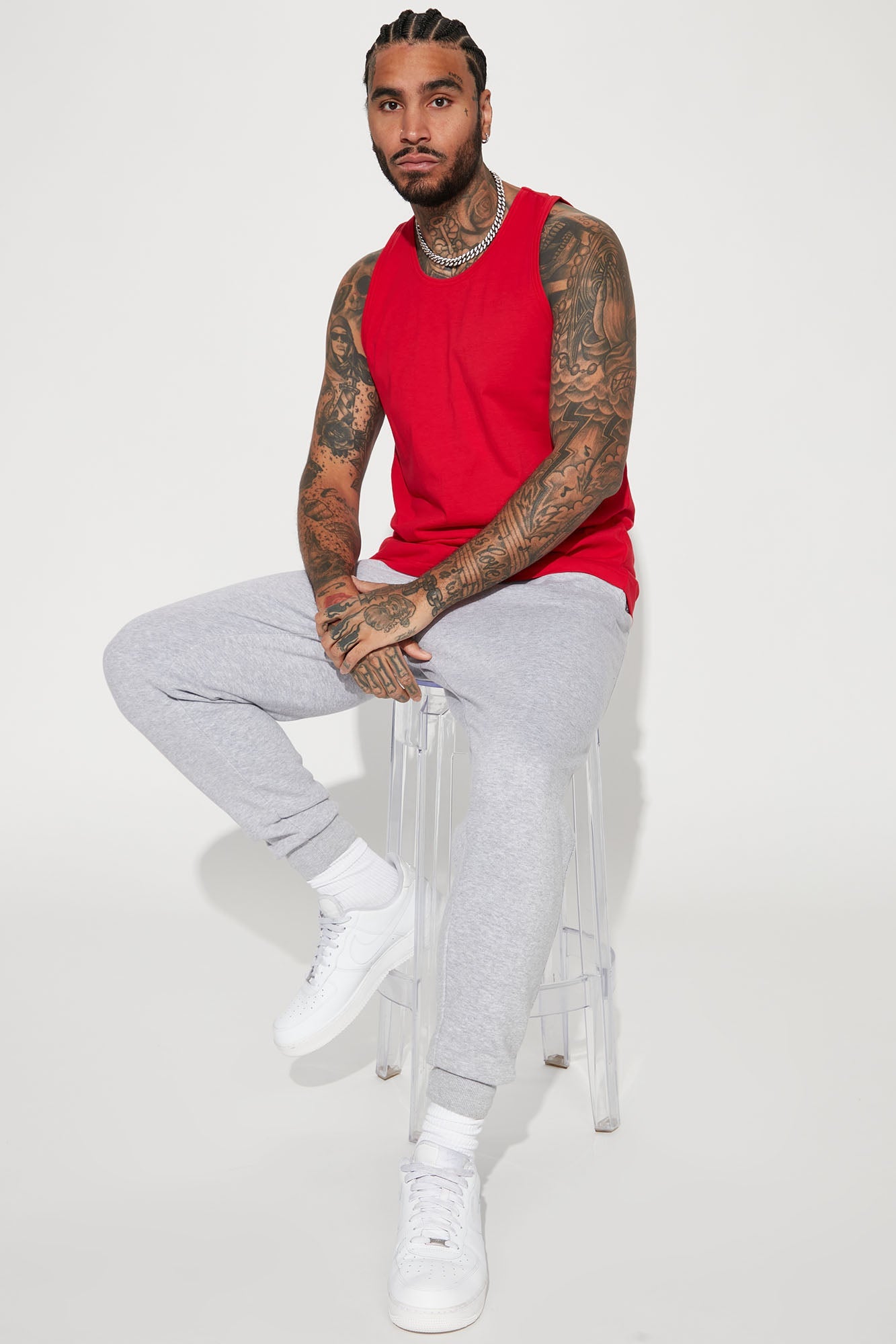 Essential Tank Top - Red