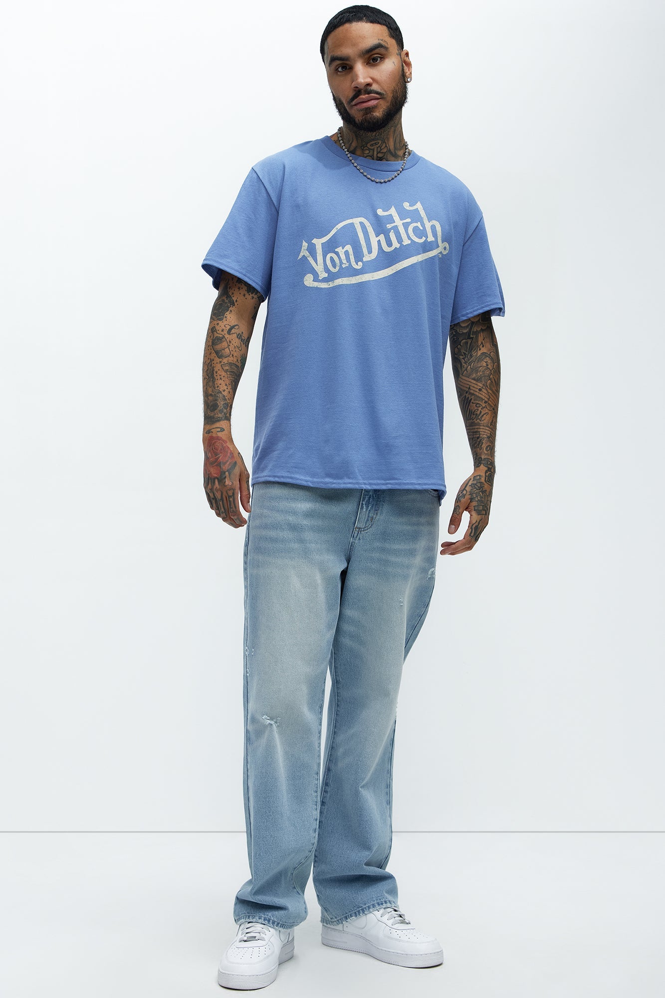 Von Dutch Vintage Short Sleeve Tee - Denim