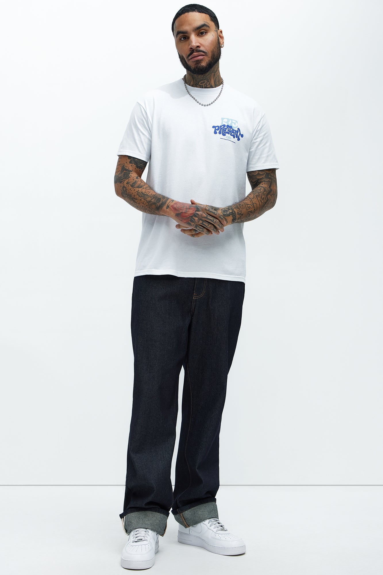 Past Present Future Short Sleeve Tee - White