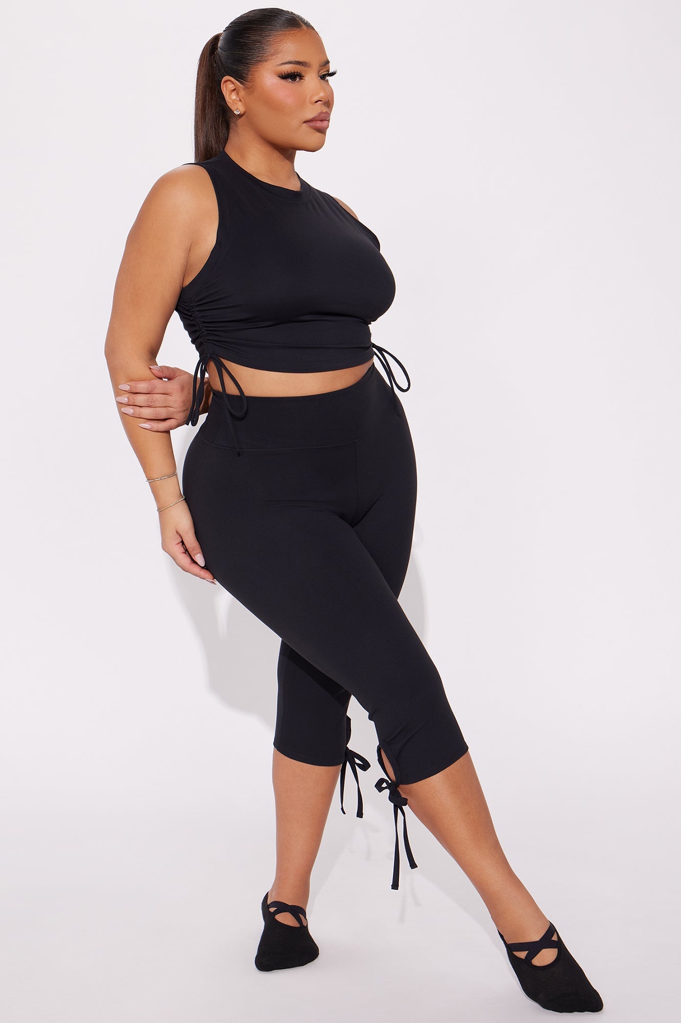 Pirouette Super Soft Active Top - Black