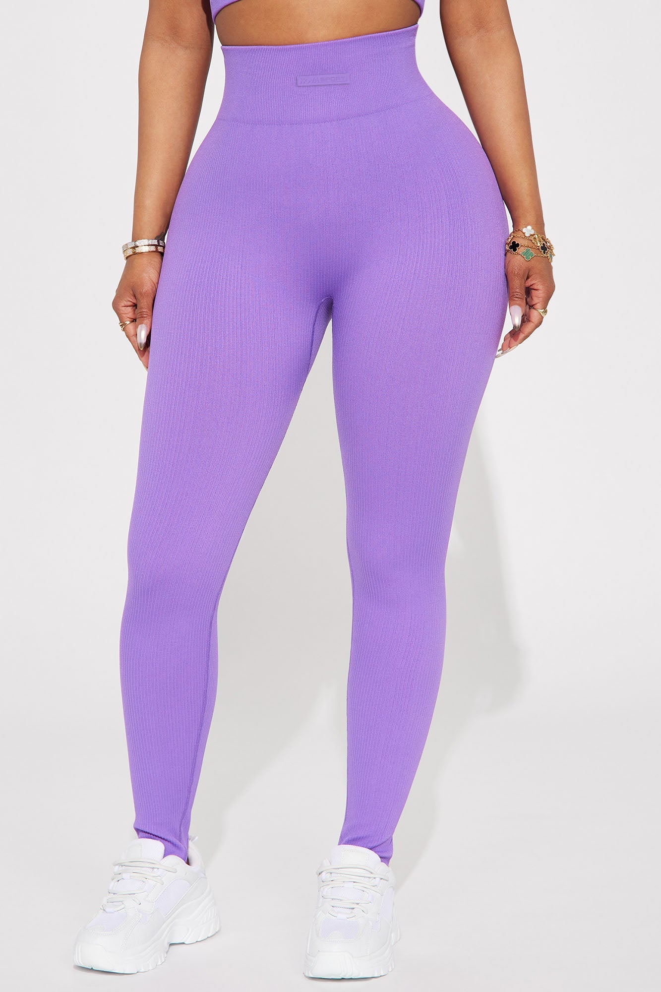 Effortless Triton Ribbed Seamless Stirrup - Lavender