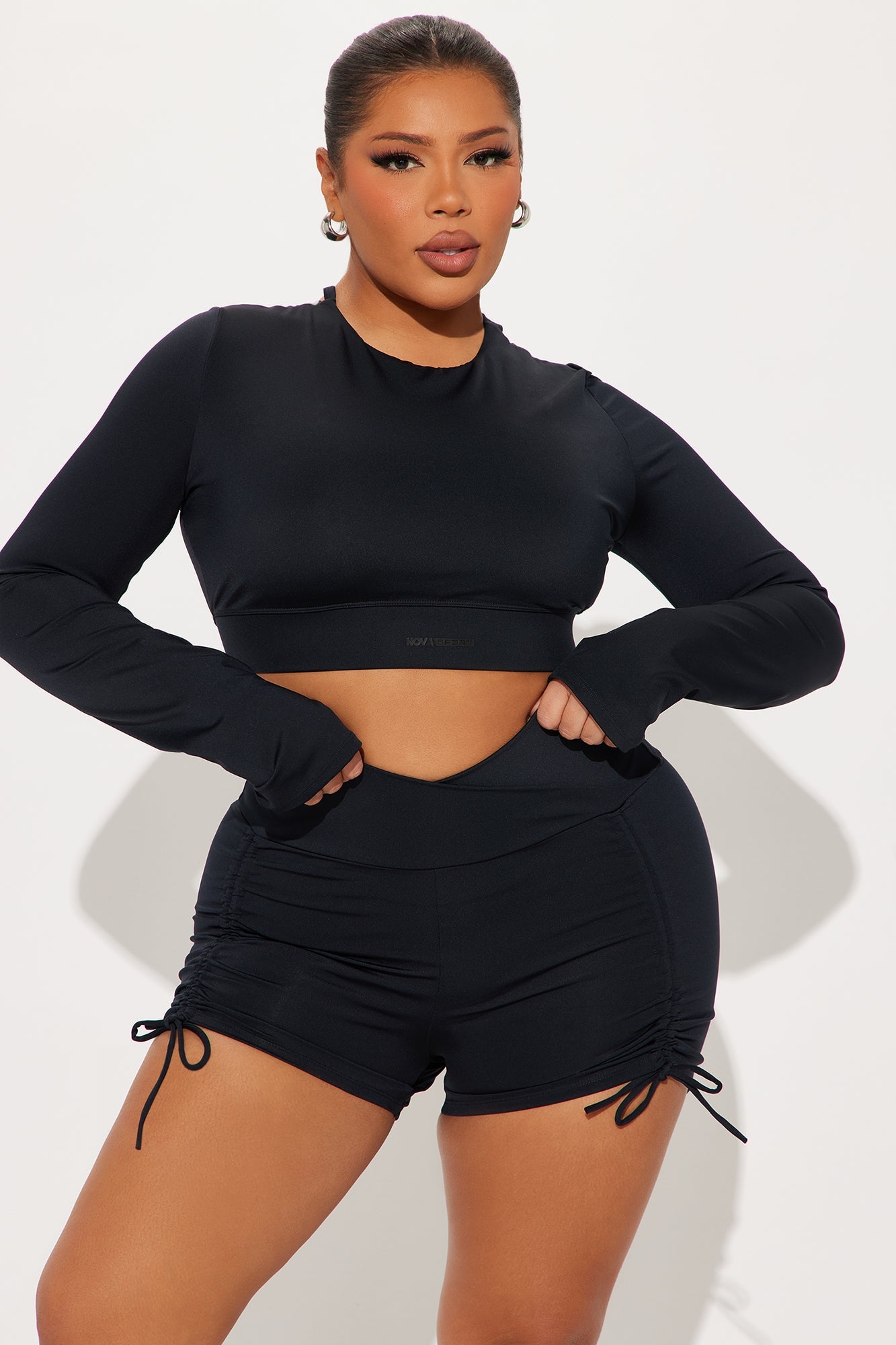 Pointe Play Elevate Active Top - Black