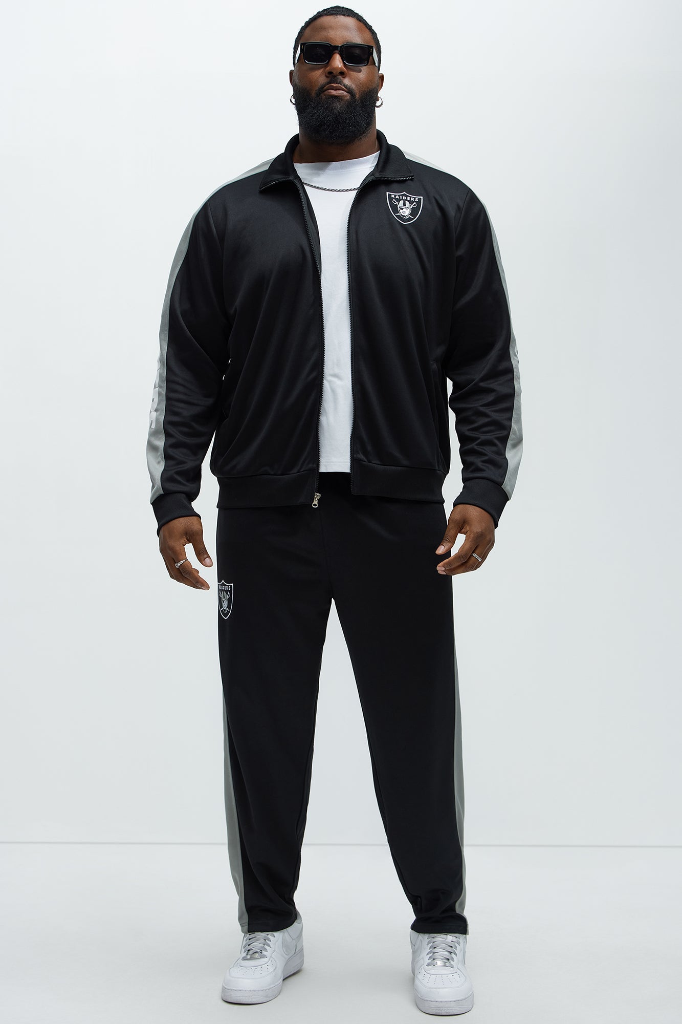 Raiders Stand By Track Jacket - Black