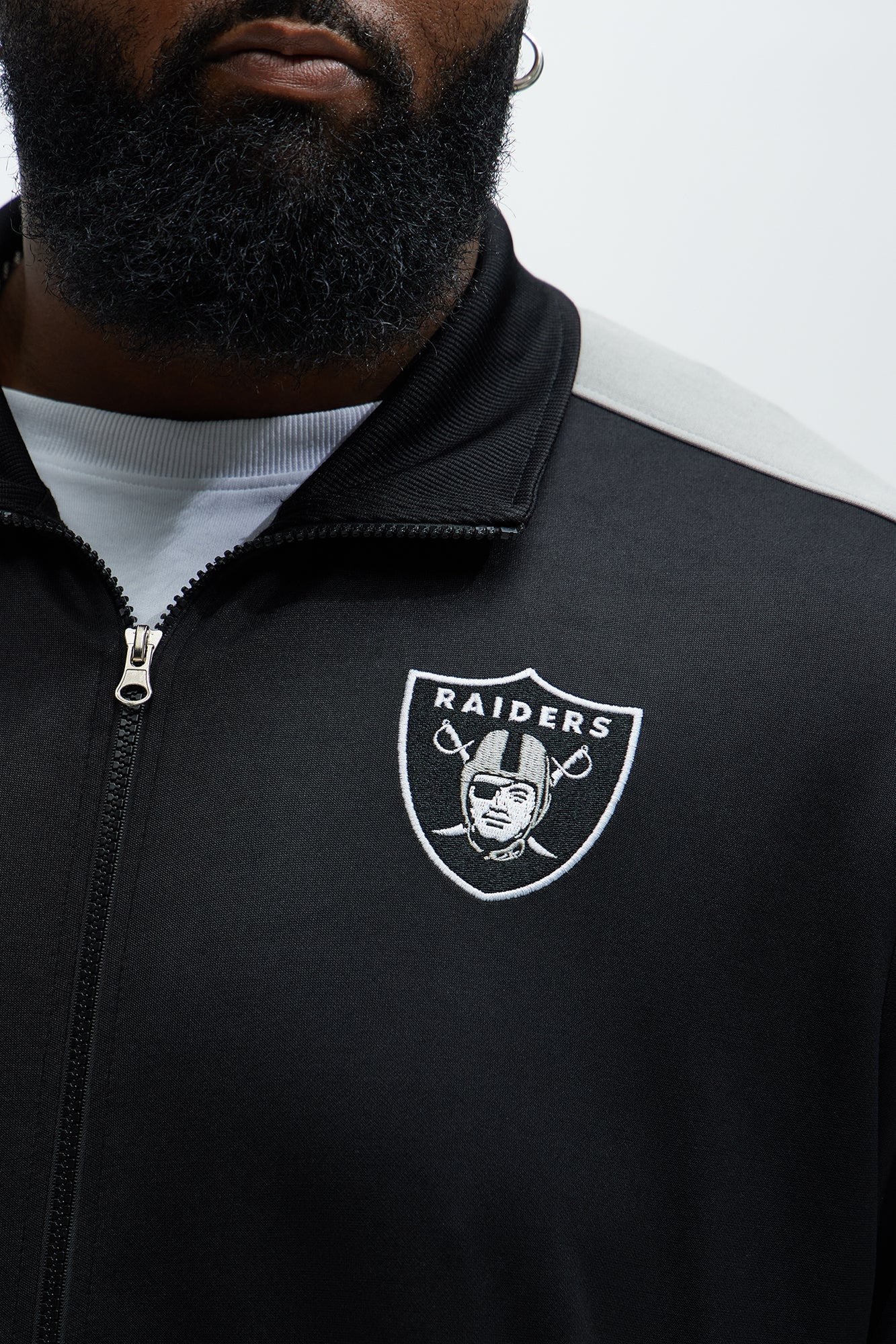 Raiders Stand By Track Jacket - Black