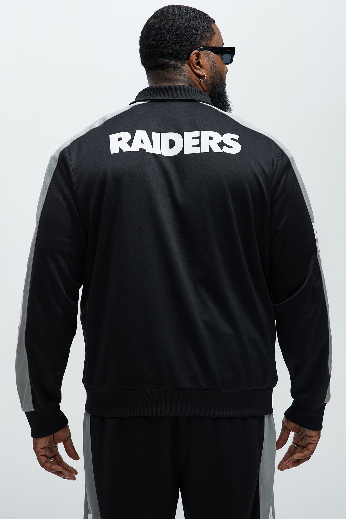 Raiders Stand By Track Jacket - Black