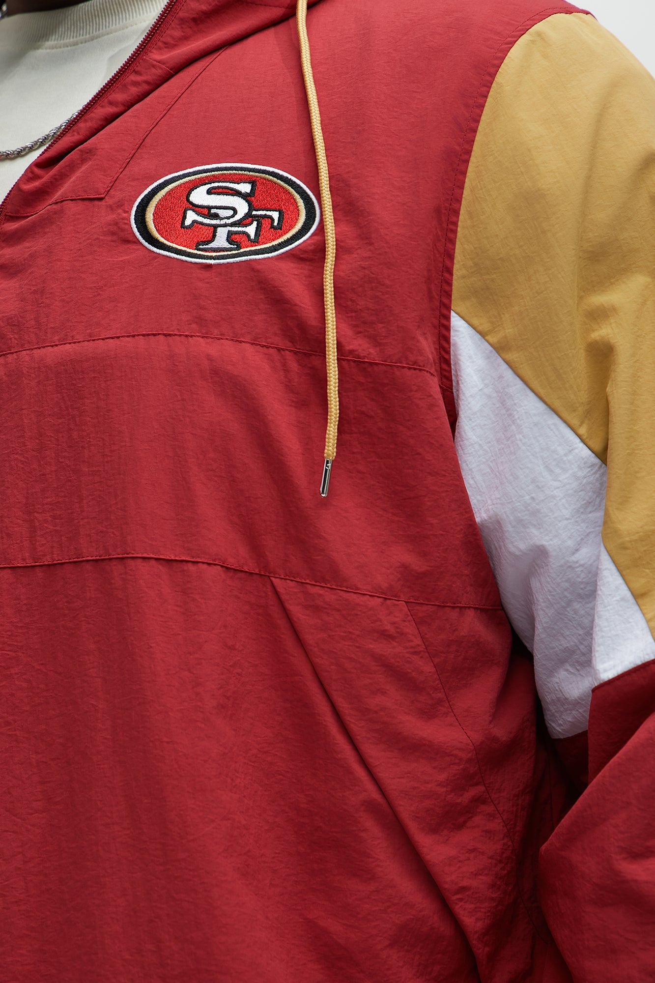 49ers Superstar Status Anorak - Gold/Red