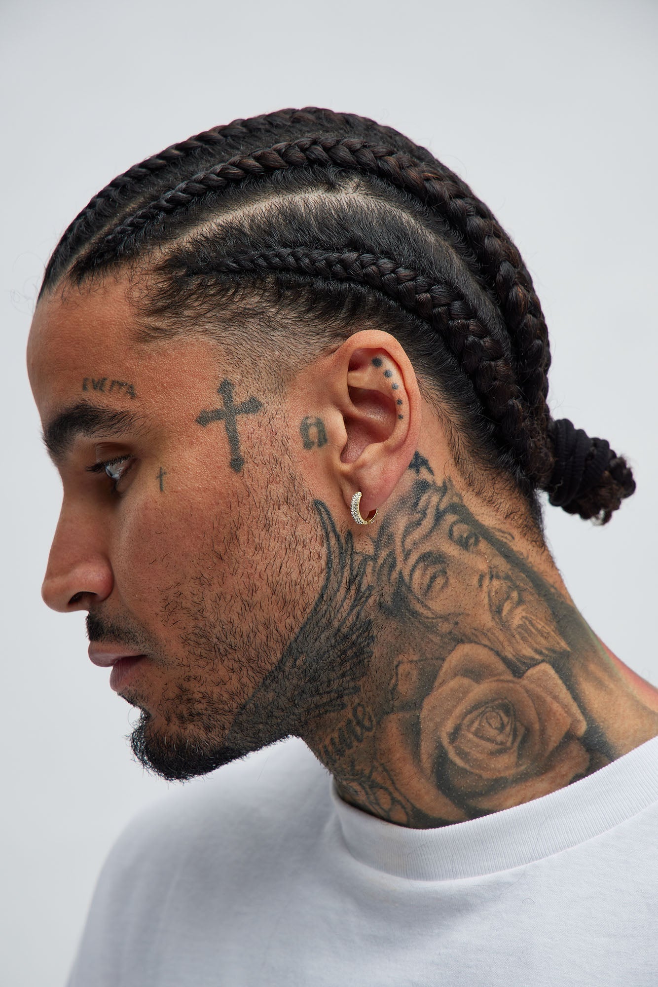 Iced Hoop 5 Piece Earring Set - Gold