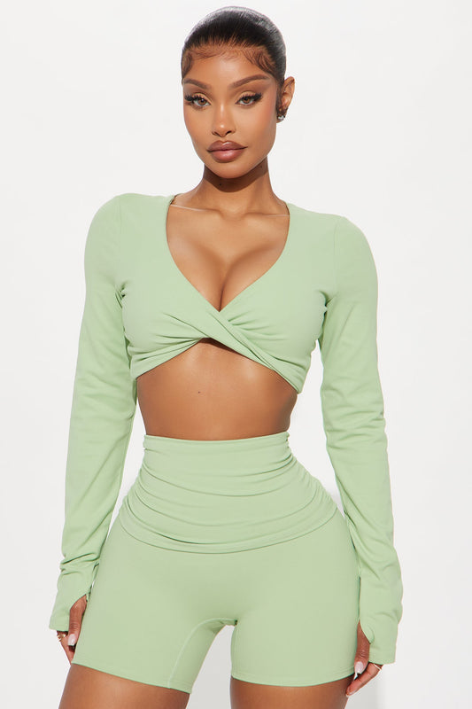Free Flow Super Soft Active Top - Sage