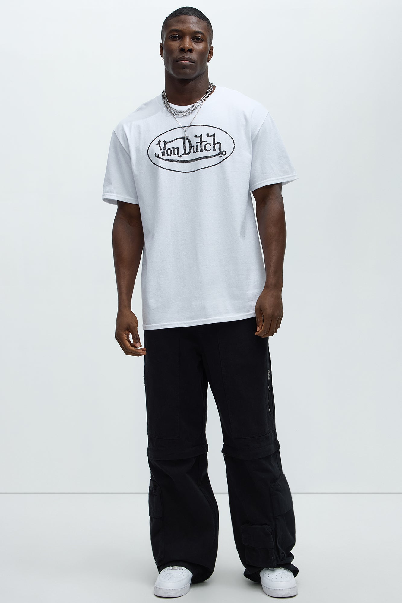 Von Dutch Vintage Logo Short Sleeve Tee - White
