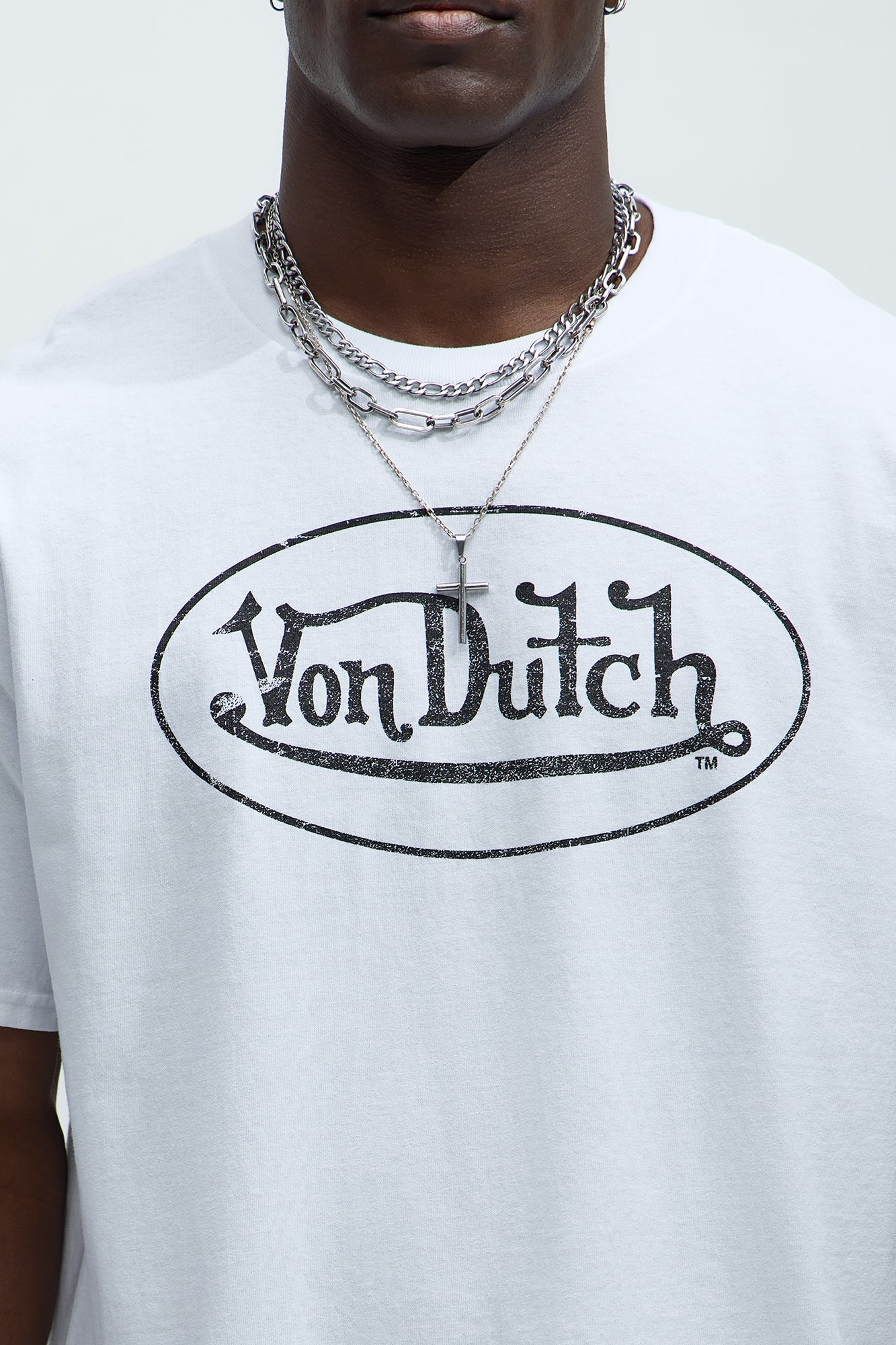 Von Dutch Vintage Logo Short Sleeve Tee - White