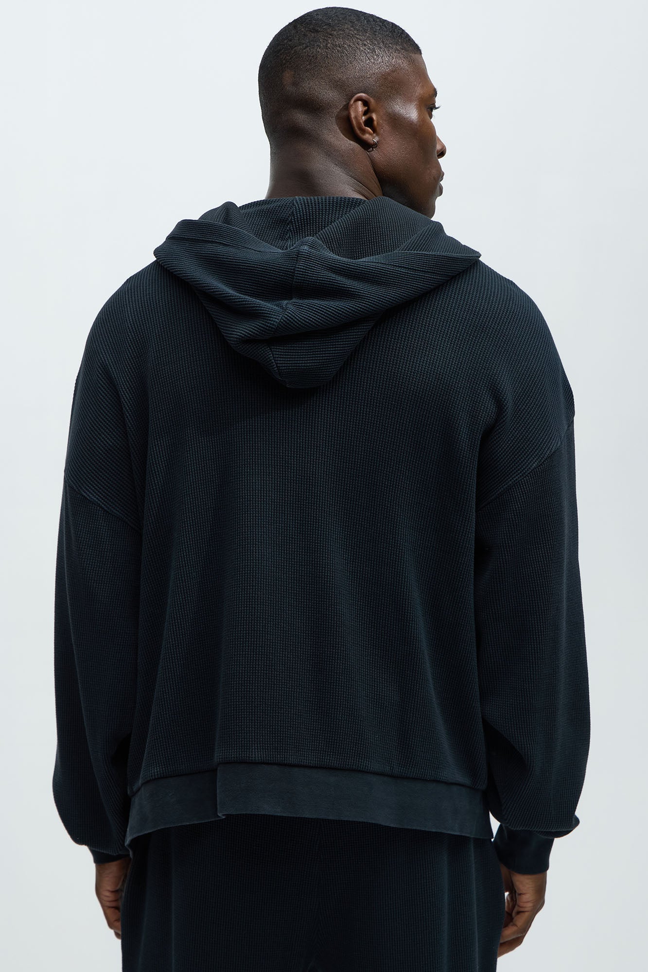 Modern Wash Zip Up Hoodie - Black