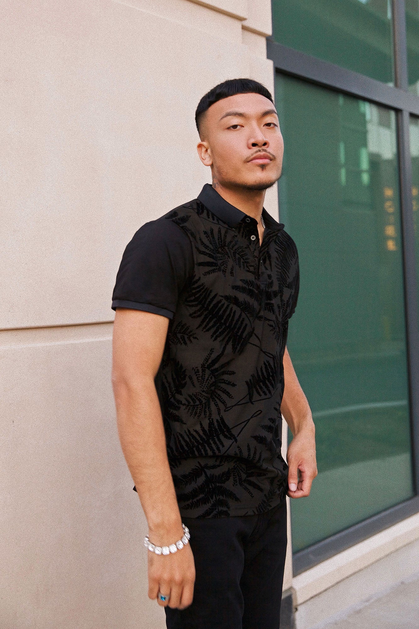 Breezy Short Sleeve Polo - Black
