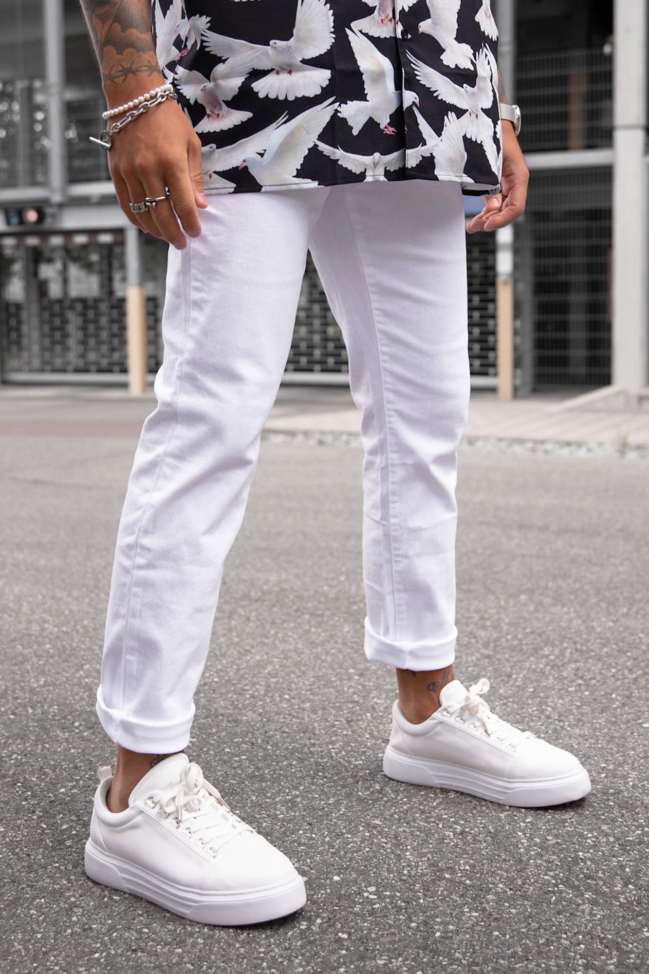 Cornell Slim Jeans - White