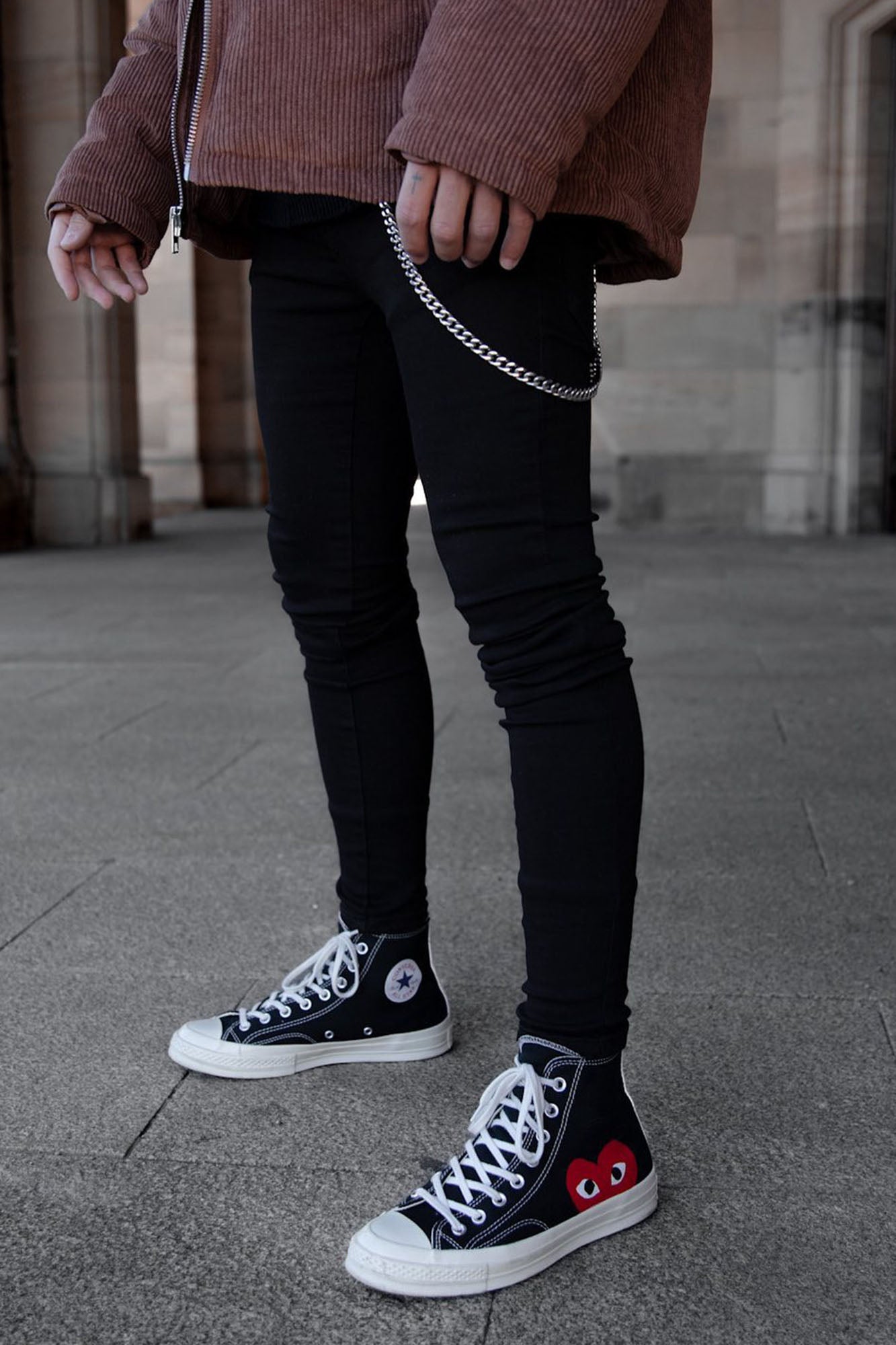Cornell Stacked Skinny Jeans - Black