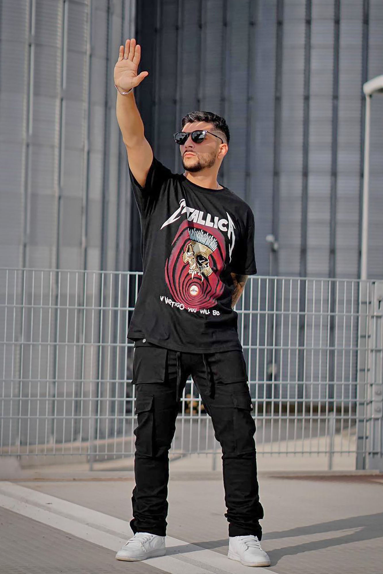 Worker Slim Cargo Pants - Black