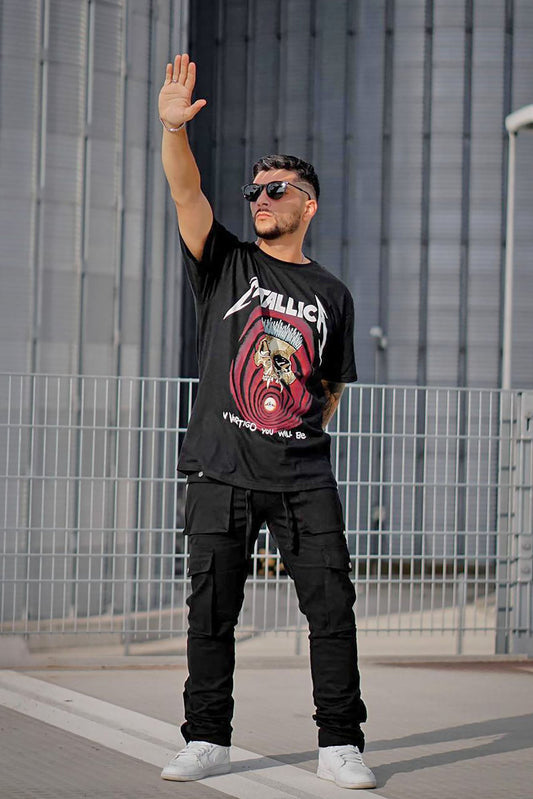 Worker Slim Cargo Pants - Black