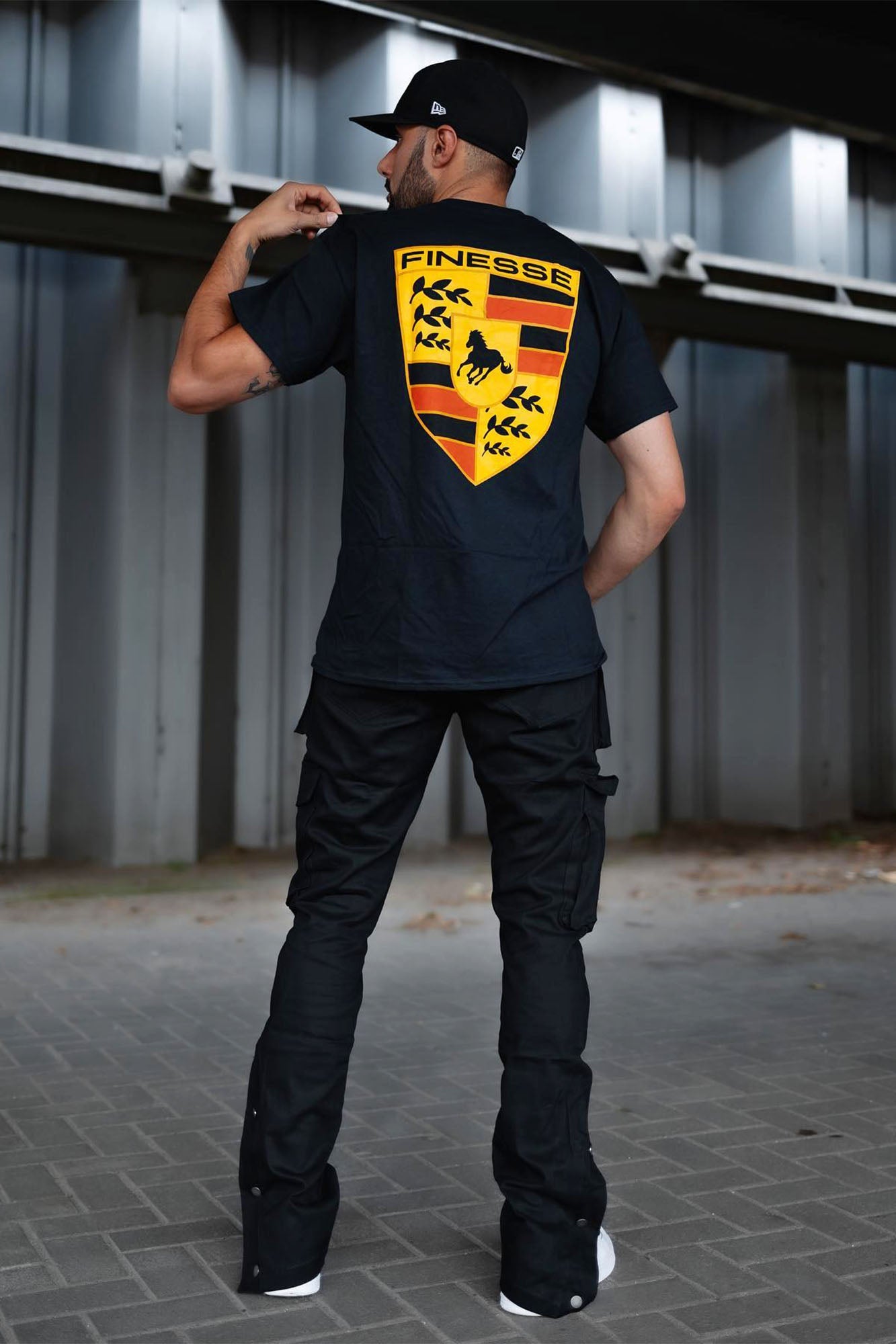 Worker Slim Cargo Pants - Black